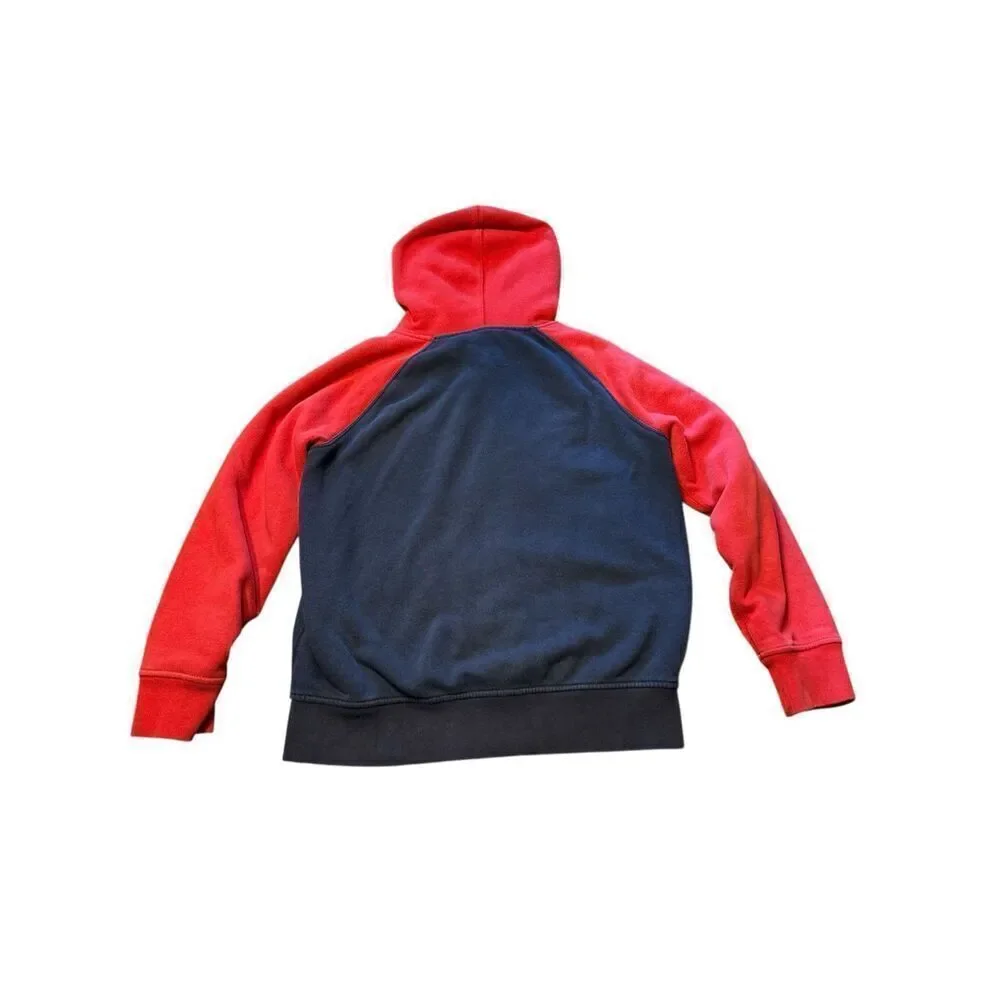 Gap Kids Large (10-11) Cozy Arch True Indigo Sherpa Lined Hoodie Jacket Coat